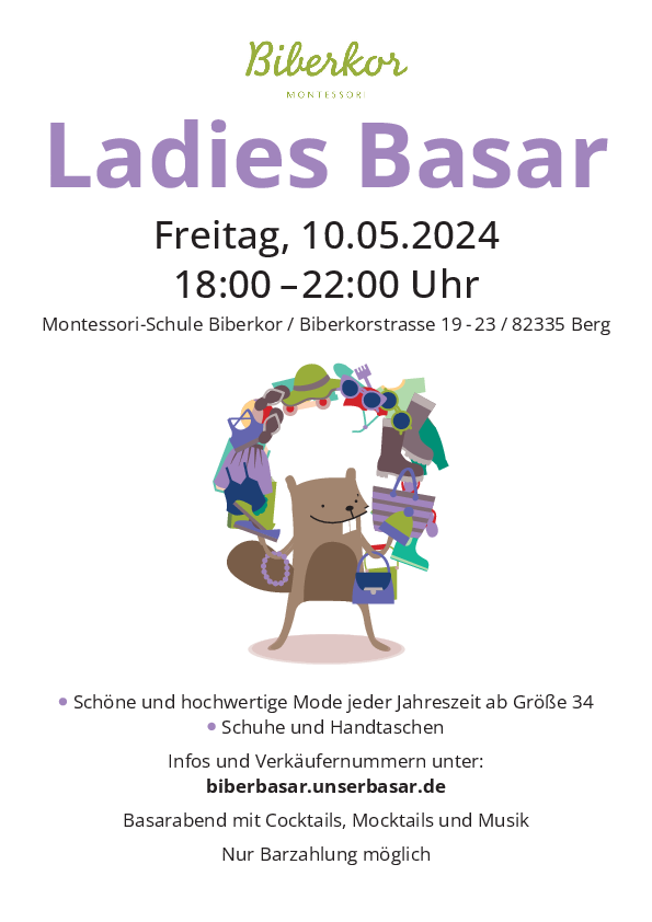 Plakat für Ladies Basar