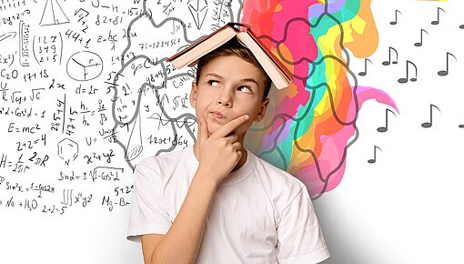 Ankündigung Interview, Frau denkt nach