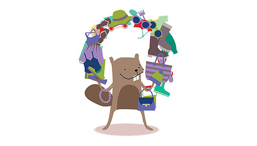 Illustration für Ladies Basar